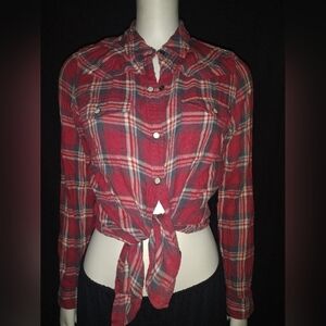 "Forever 21" Plaid Flannel Shirt